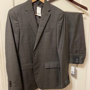 Banana Republic Morzotto Blazer and Pants - Brown Patterned Suit - New with tags
